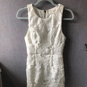 ASTR white lace dress